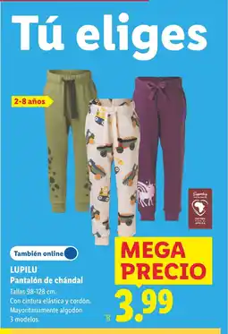 Lidl LUPILU Pantalón de chándal oferta