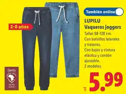 Lidl LUPILU Vaqueros joggers oferta