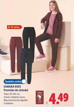 Lidl ESMARA KIDS Pantalón de chándal oferta