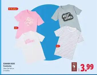 Lidl ESMARA KIDS Camisetas oferta