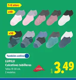 Lidl LUPILU Calcetines tobilleros oferta