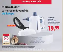 Lidl SILVERCREST Limpiador de vapor de mano oferta