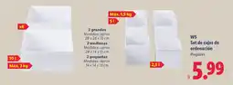 Lidl W5 Set de cajas de ordenación oferta