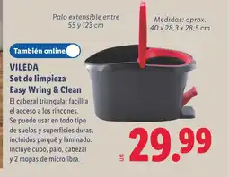 Lidl VILEDA Set de limpieza Easy Wring & Clean oferta