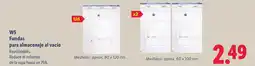 Lidl W5 Fundas para almacenaje al vacío oferta
