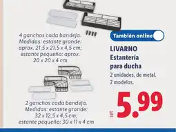 Lidl LIVARNO Estantería para ducha oferta