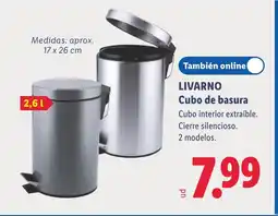 Lidl LIVARNO Cubo de basura oferta