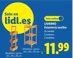 Lidl LIVARNO Estantería auxiliar oferta