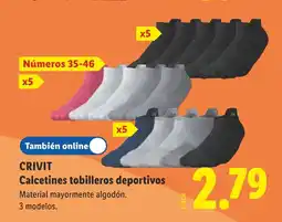 Lidl CRIVIT Calcetines tobilleros deportivos oferta