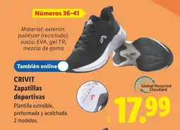 Lidl CRIVIT Zapatillas deportivas oferta