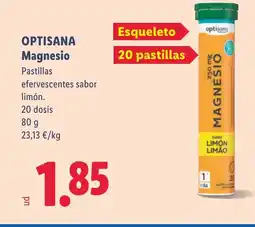 Lidl OPTISANA Magnesio oferta