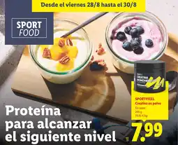Lidl SPORTYFEEL Creatina en polvo oferta