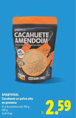 Lidl SPORTYFEEL Cacahuete en polvo alto oferta