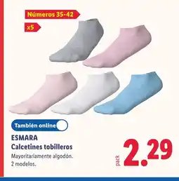 Lidl ESMARA Calcetines tobilleros oferta