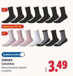 Lidl ESMARA Calcetines oferta
