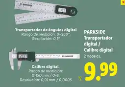 Lidl PARKSIDE Transportador digital/ Calibre digital oferta