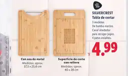 Lidl SILVERCREST Tabla de cortar oferta