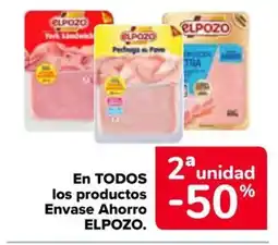 Carrefour ELPOZO En todos los productos envase ahorro oferta