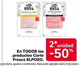 Carrefour ELPOZO En todos los productos corte fresco oferta