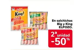 Carrefour Market ELPOZO En salchichas Big y King oferta