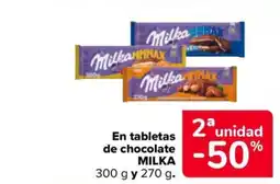 Carrefour Market MILKA En tabletas de chocolate oferta