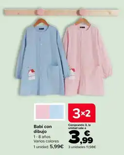Carrefour Babi con dibujo oferta