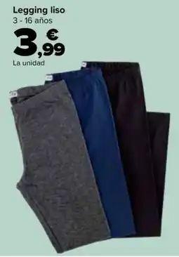 Carrefour Legging liso oferta