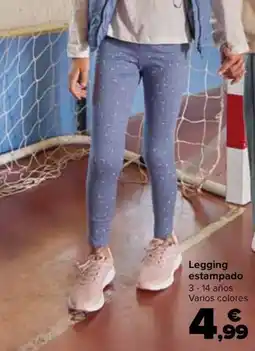 Carrefour Legging estampado oferta