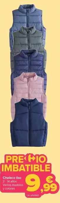 Carrefour Chaleco liso oferta