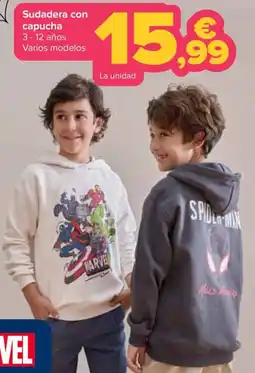 Carrefour Marvel sudadera con capucha oferta