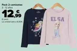 Carrefour Pack 2 camisetas oferta