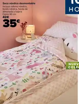 Carrefour Saco nórdico desmontable oferta