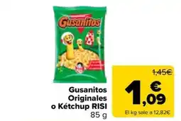 Carrefour Market RISI Gusanitos Originales o Kétchup oferta