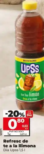 Maxi Dia Dia Upss refresc de te a la llimona oferta