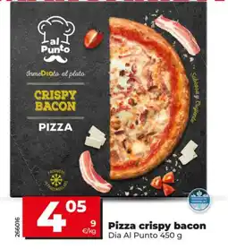 Maxi Dia Dia Al Punto pizza crispy bacon oferta