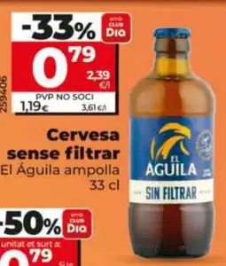 Maxi Dia El Águila cervesa sense filtrar oferta