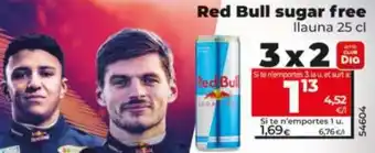 Maxi Dia Red Bull sugar free oferta