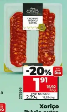 Maxi Dia Alacena chorizo ibérico extra oferta