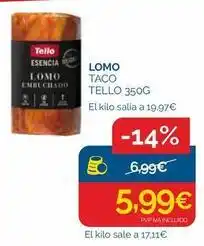 Supermercados La Despensa Tello - lomo taco oferta