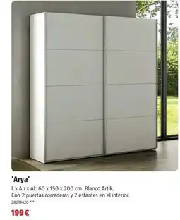 Bauhaus Armarios roperos con puerta corredera 'arya' oferta
