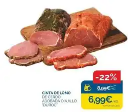 Supermercados La Despensa Duroc - cinta de lomo de cerdo adobada o ajillo oferta