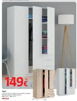 Bauhaus Armarios roperos con puerta abatible basic oferta