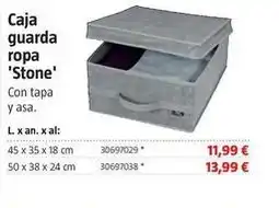 Bauhaus Domopak - caja guarda ropa stone oferta