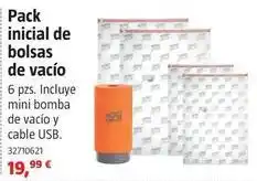 Bauhaus Pack inicial de bolsas de vacio oferta