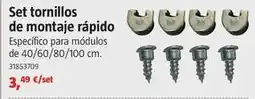 Bauhaus Set tornillos de montaje rapido oferta