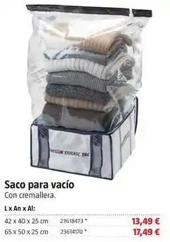 Bauhaus Saco para vacío oferta