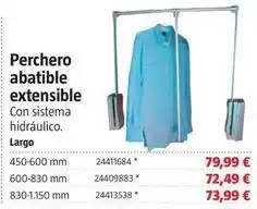 Bauhaus Perchero abatible extensible oferta
