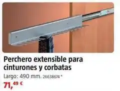 Bauhaus Perchero extensible para cinturones y corbatas oferta