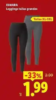 Ocine Esmara - leggings tallas grandes oferta