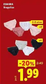 Ocine Esmara - braguitas oferta
